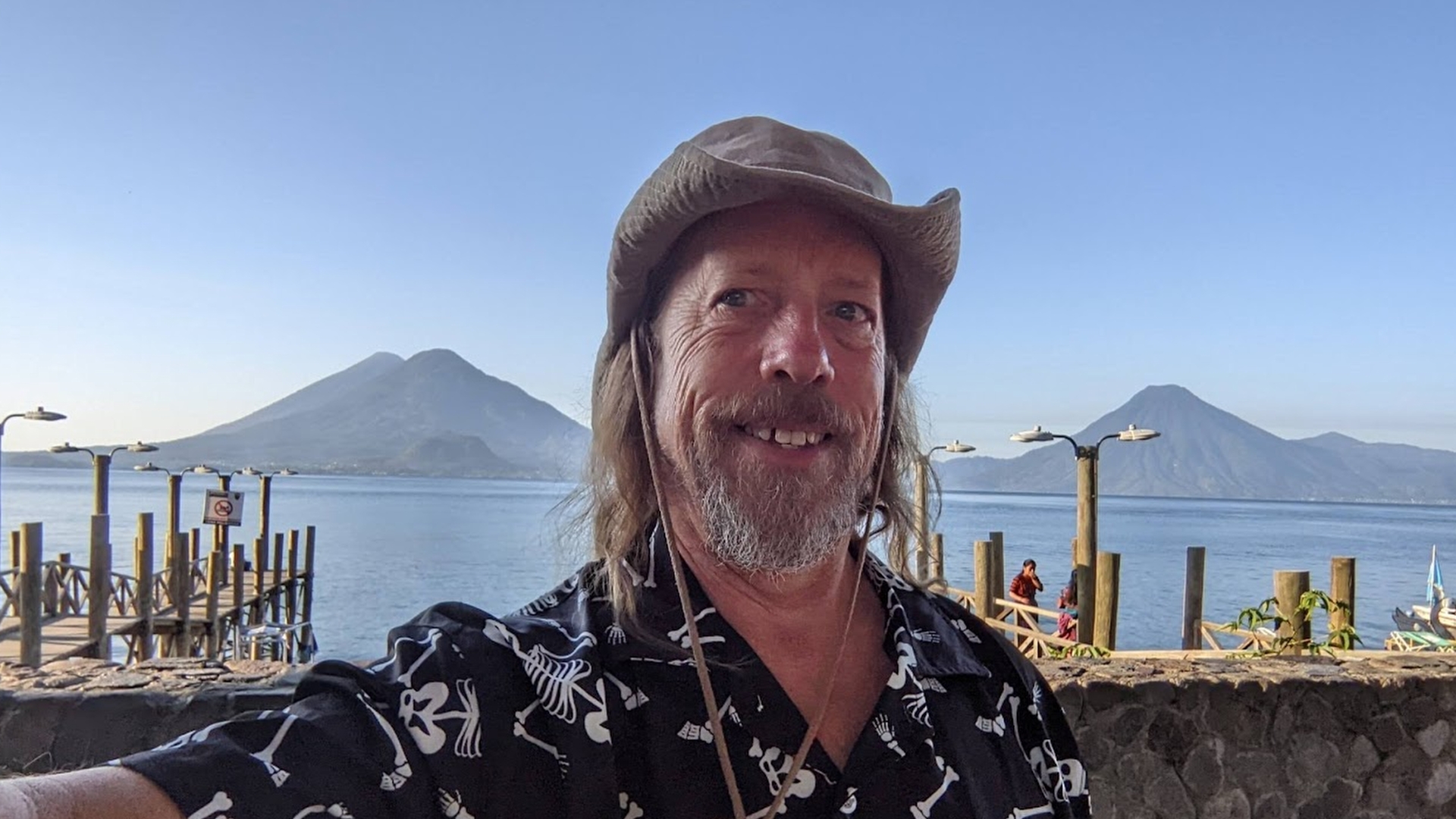 Fast Fred Ruddock at Lake Atitlan Guatemala
