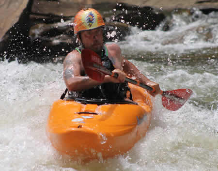 FastFred running Double Trouble on the Ocoee July 2011