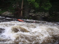 Swiming the Lost Guide on the Pigeon River.