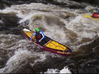 Canoe paddling lost guide on the Pigeon River.