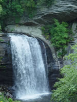 Looking Glass Falls in Pisgah Forest