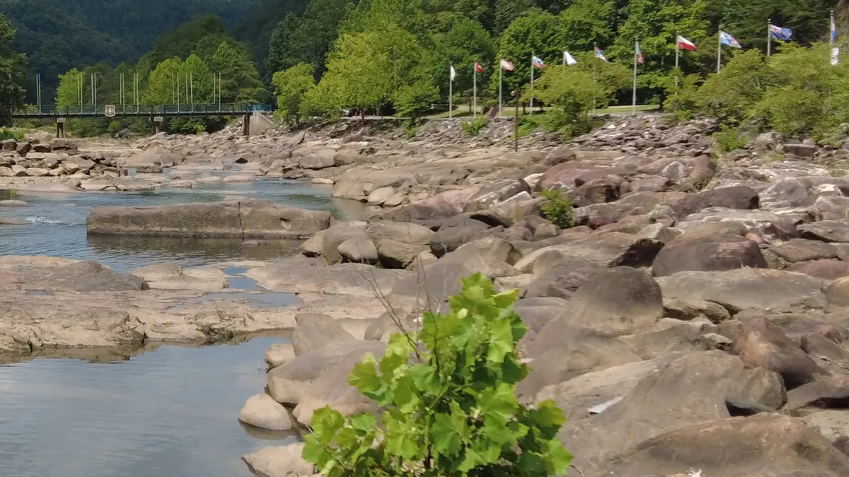 Fast Fred navigating the Olympic Course on the Upper Ocoee