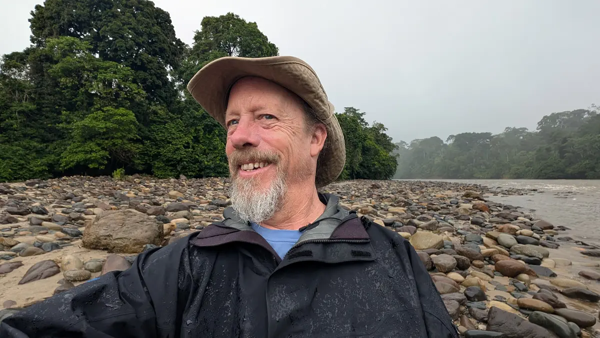 Misahualli River near the Napo River in the jungle