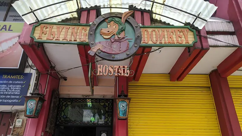 Room view at Flying Donkey Hostal in Otavalo