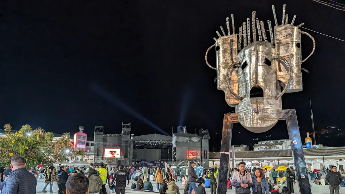 Traditional celebrations and cultural displays at the Yamor Festival in Otavalo, Ecuador