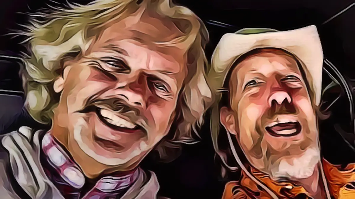 Frugal travel experts Andy Lee Graham and Fast Fred Ruddock discussing long-term international travel logistics and the 'Hard Reset' lifestyle.