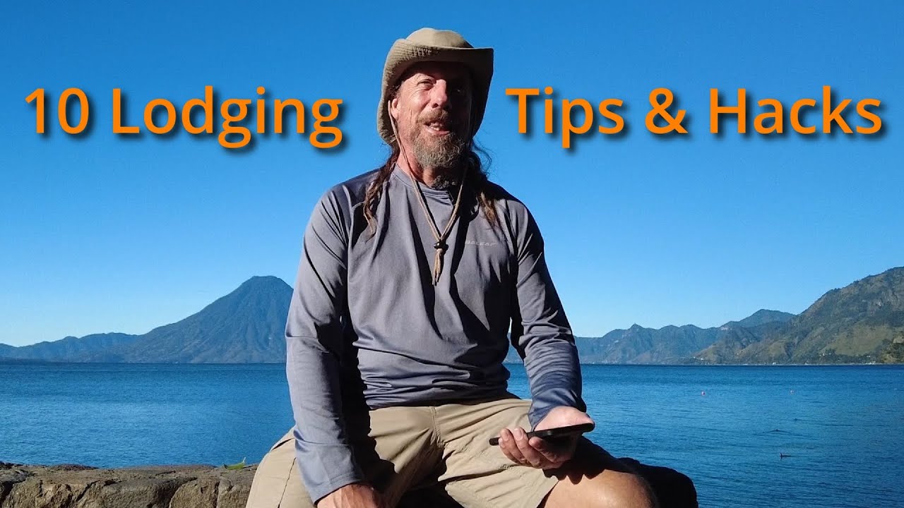 Fast Fred sharing lodging tips and hacks at Lake Atitlan Guatemala
