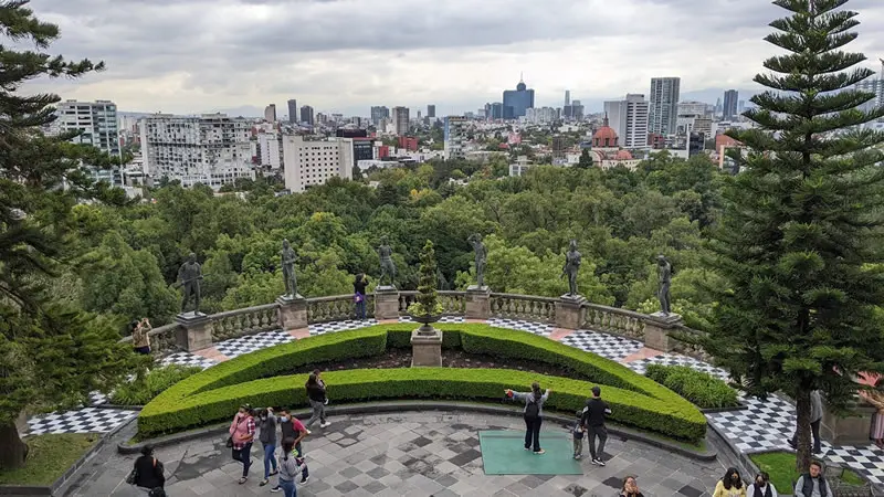 Bosque de Chapultepec park view