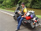 FastFred Riding the Blue Ridge Parkway without a helmet