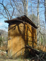 Nice outhouse in the cove